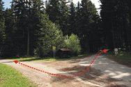 Rallye Český Krumlov: Divácké místo J2 - Lipno - Na Františku